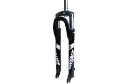 Вилка GRINZ ES 225-2 29"*1"Disc резьбовая, пружина, стальная, черная\белая, 2,7 кг Вилка GRINZ ES 225-2 29"*1"Disc резьбовая, пружина, стальная, черная\белая, 2,7 кг