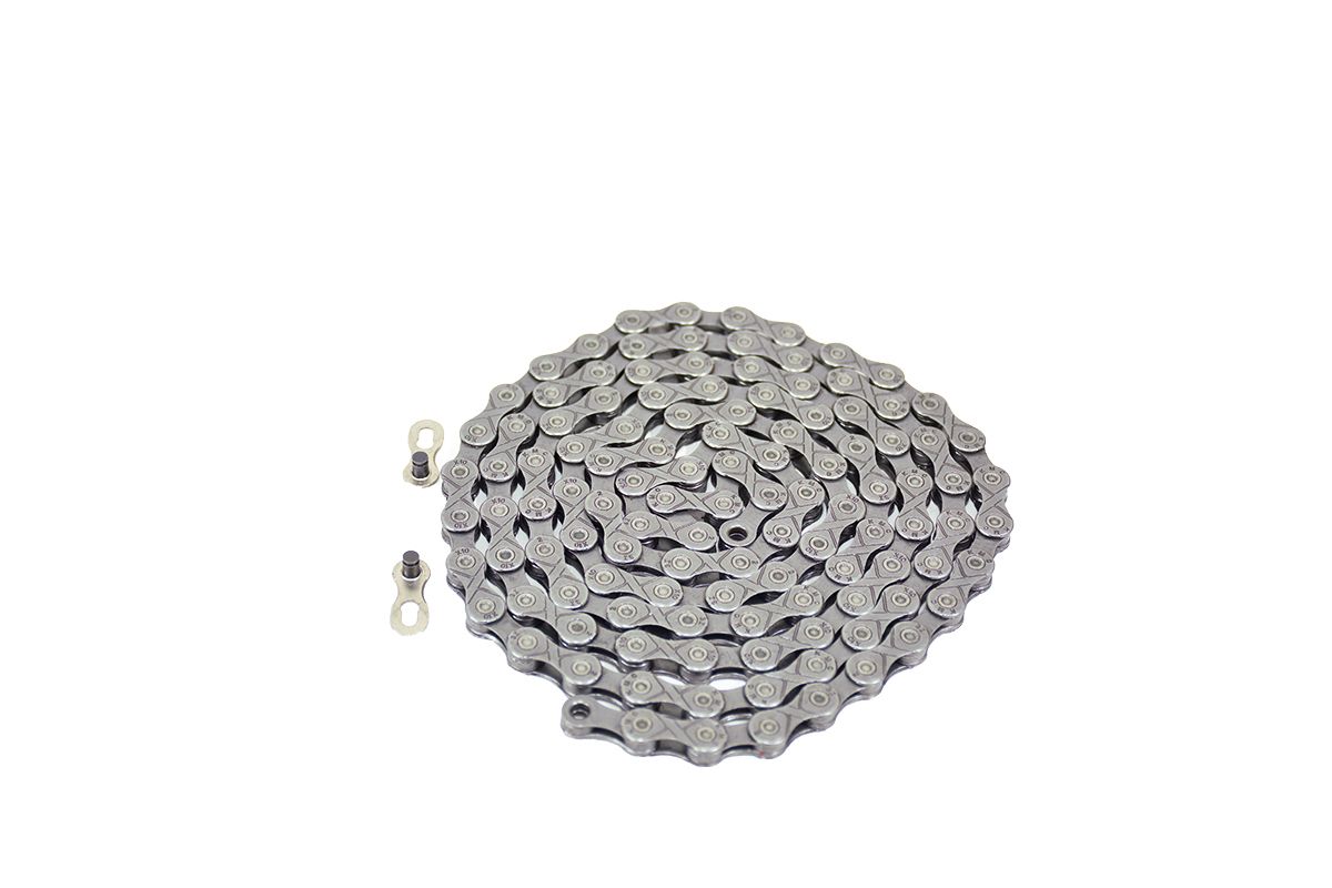 Цепь KMC X10 118L FOR 10-SPD,на 10 передач,б\упак.серебристый