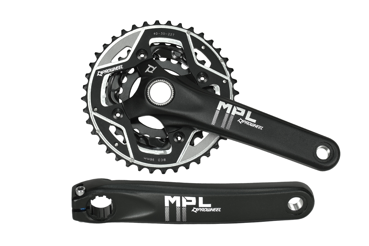 Система PROWHEEL MPL-971-TT*175mm,(40/30/22)AL-6061-T6,CHAINLINE:50,BCD96/64MM,PW-MBB73,черный Система PROWHEEL MPL-971-TT*175mm,(40/30/22)AL-6061-T6,CHAINLINE:50,BCD96/64MM,PW-MBB73,черный