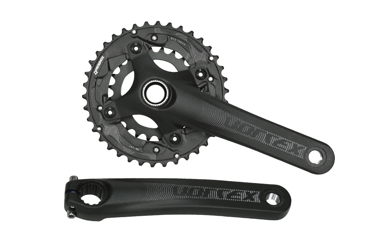 Система PROWHEEL VORTEX-551-TT,24/38T*175MMAL-6061-T6,W/PW-MBB73+/PW-BB92,CHAINLINE:49,BCD:104\64,чер Система PROWHEEL VORTEX-551-TT,24/38T*175MMAL-6061-T6,W/PW-MBB73+/PW-BB92,CHAINLINE:49,BCD:104\64,чер