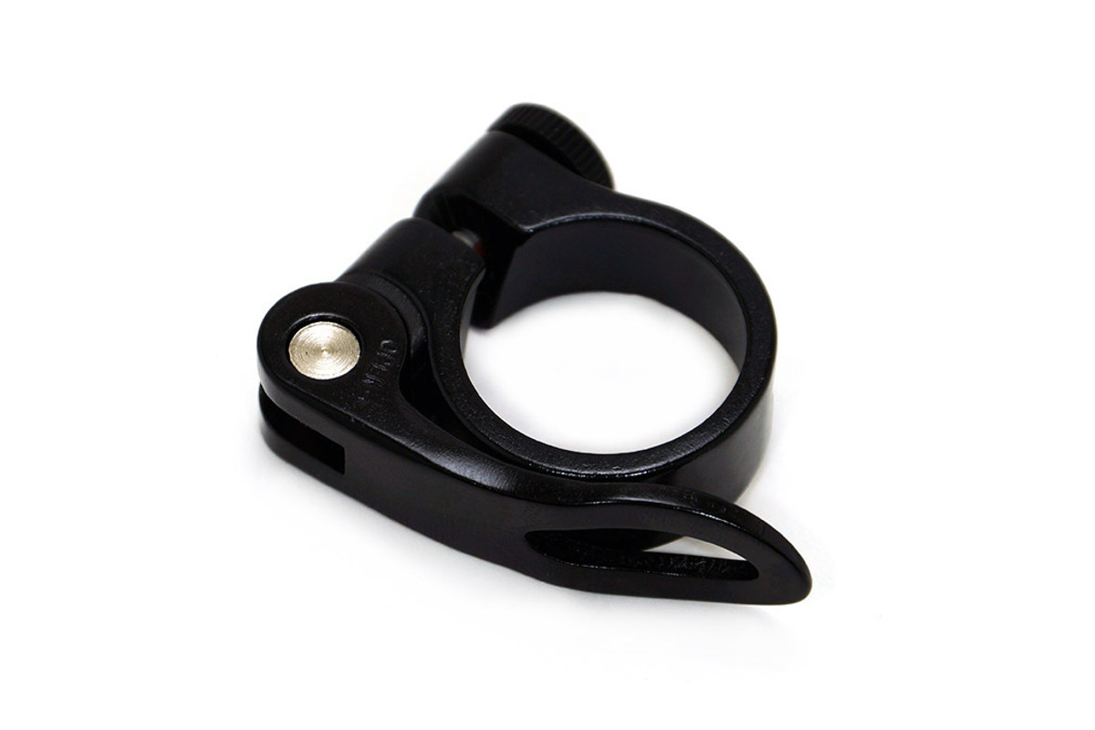 Хомут подседельный STARK JX-068, 31.8мм, с эксцентриком, черный Хомут подседельный STARK JX-068, 31.8мм, с эксцентриком, черный
