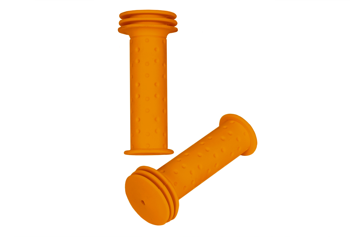 Грипсы XH-G143 100mm, резина, оранжевые Грипсы XH-G143 100mm, резина, оранжевые