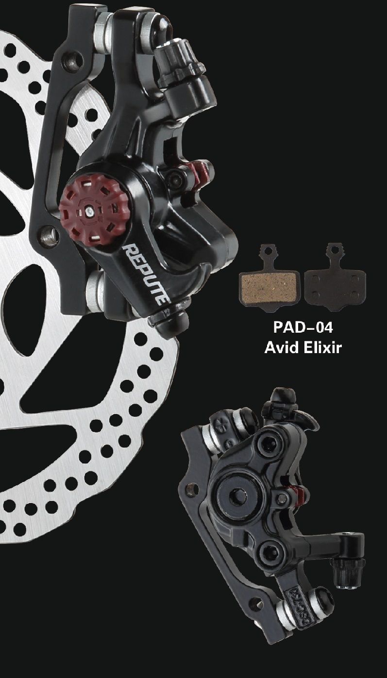Тормоз дисковый механический передний Repute DSC-730F,МТБ,ротор203\180\160\140мм,(pad03),без ротора,черный Тормоз дисковый механический передний Repute DSC-730F,МТБ,ротор203\180\160\140мм,(pad03),без ротора,черный