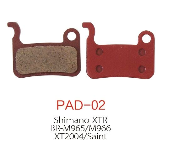 Колодки тормозные Repute Pad 02 для дисковых тормозов Shimano XTR BR-M965\M966\XT2004, Saint, в упаковке Колодки тормозные Repute Pad 02 для дисковых тормозов Shimano XTR BR-M965\M966\XT2004, Saint, в упаковке