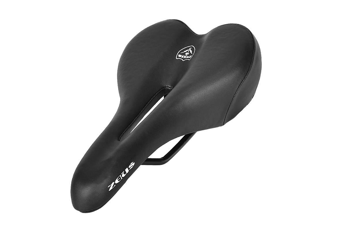 Седло ZEUS Z-6101 MTB Sport 275x155mm,рельсы сталь,анатомическое,черное,285гр Седло ZEUS Z-6101 MTB Sport 275x155mm,рельсы сталь,анатомическое,черное,285гр