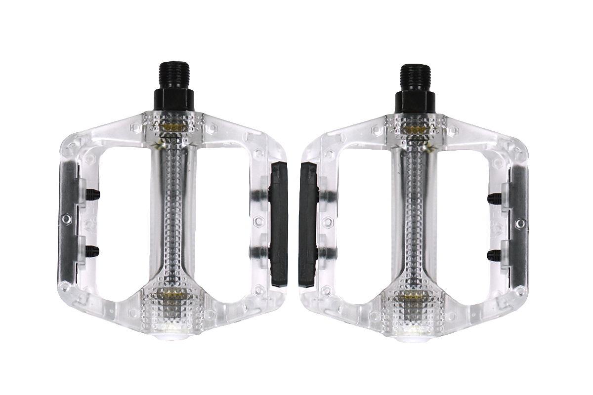 Педали FEIMIN FP-801clear,110*100мм,BMX,база пластик,стальная ось,327гр,прозрачные,подшипник Педали FEIMIN FP-801clear,110*100мм,BMX,база пластик,стальная ось,327гр,прозрачные,подшипник